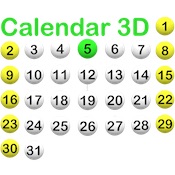 App icon: Calendar 3D (Mac)